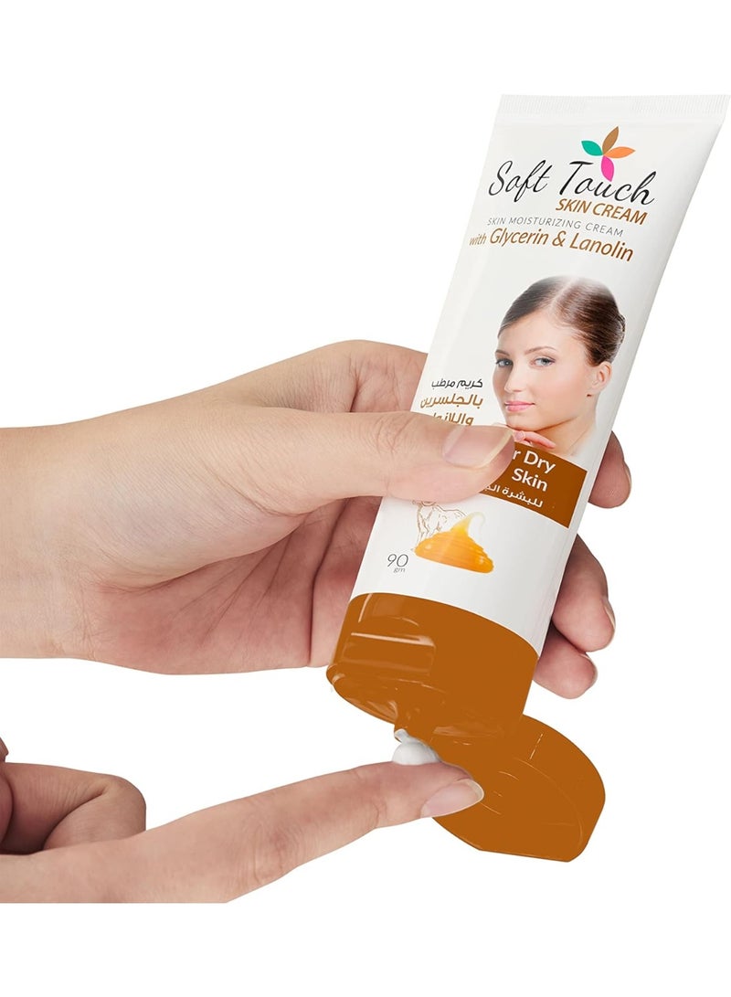 Soft Touch Cream with Glycerin & Lanolin for Dry Skin – 90 g - Image 2
